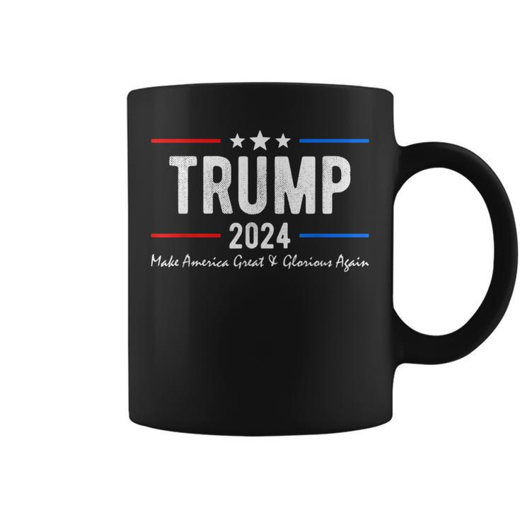 Trump 2024 Make America Great And Glorious Again  Coffee Mug