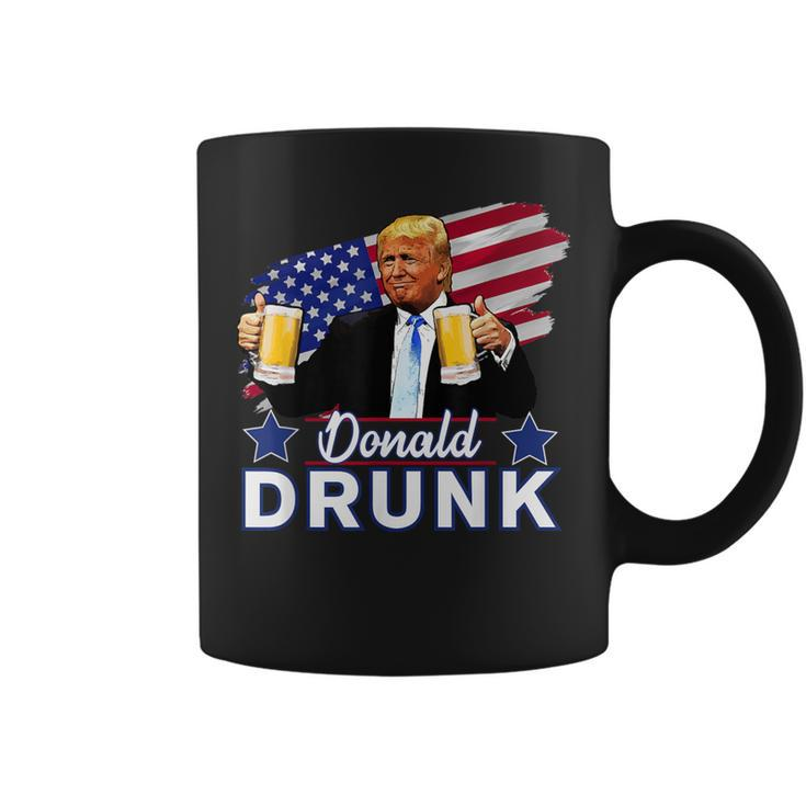 Trump 4Th Of July Drinking Presidents Donald Drunk Coffee Mug