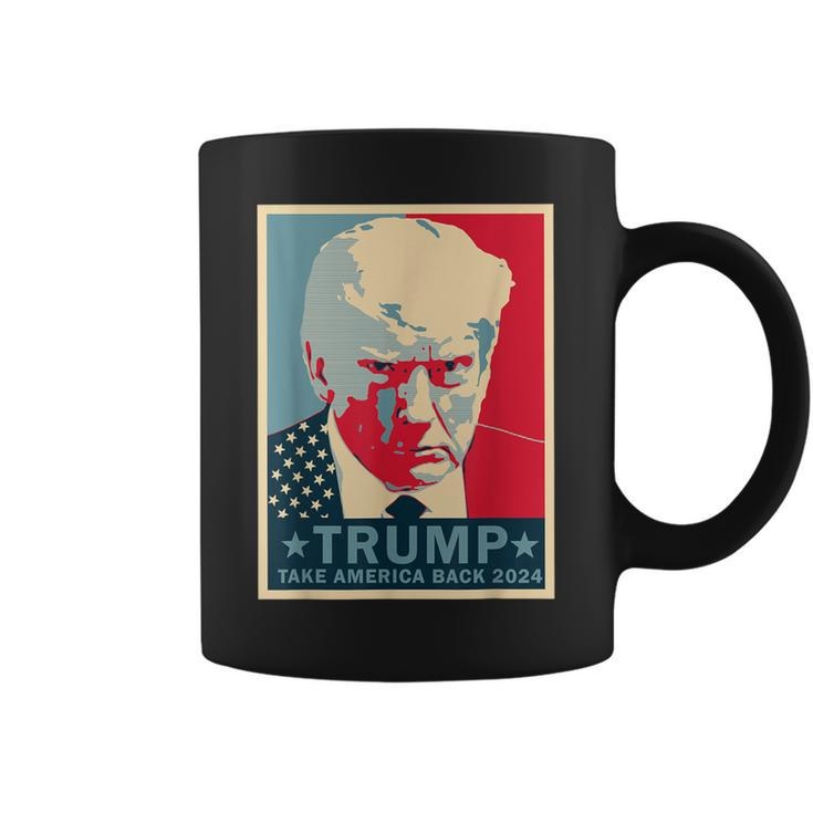 Trump Shot Take America Back 2024 Coffee Mug