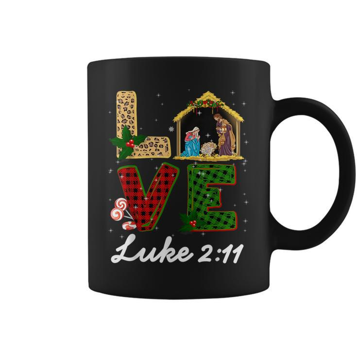 Tu Leopard Plaid Christmas Nativity Costume Christian Xmas Coffee Mug