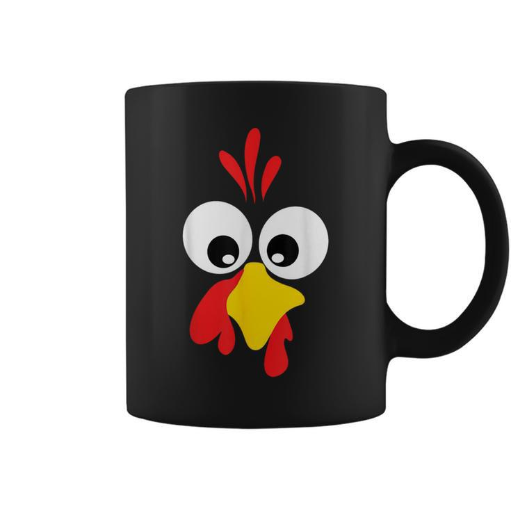 Turkey Face Pilgrim Thanksgiving Matching Family Costume Kid Coffee Mug