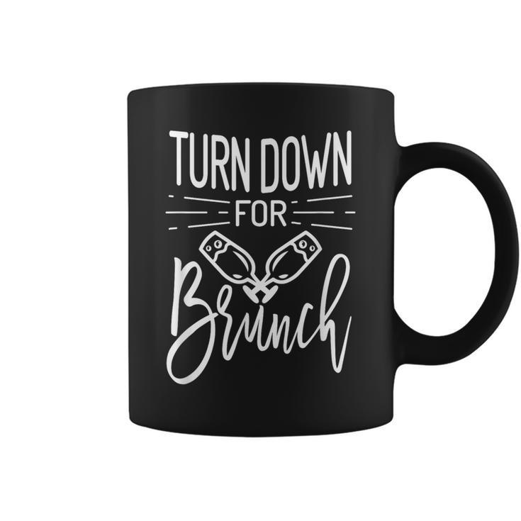 Turn Down For Brunch T For Cute Family Coffee Mug