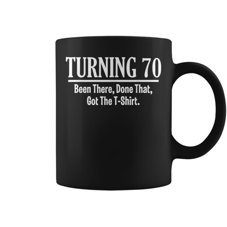 Turning 70 70Th Birthday Grandpa Grandma Coffee Mug