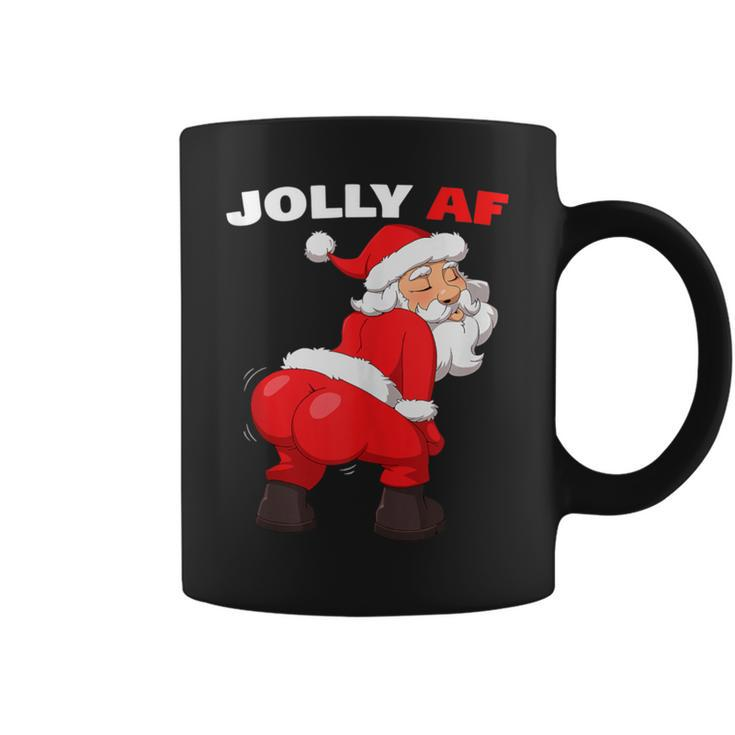 Twerking Santa Claus Jolly Af Inappropriate Christmas Coffee Mug