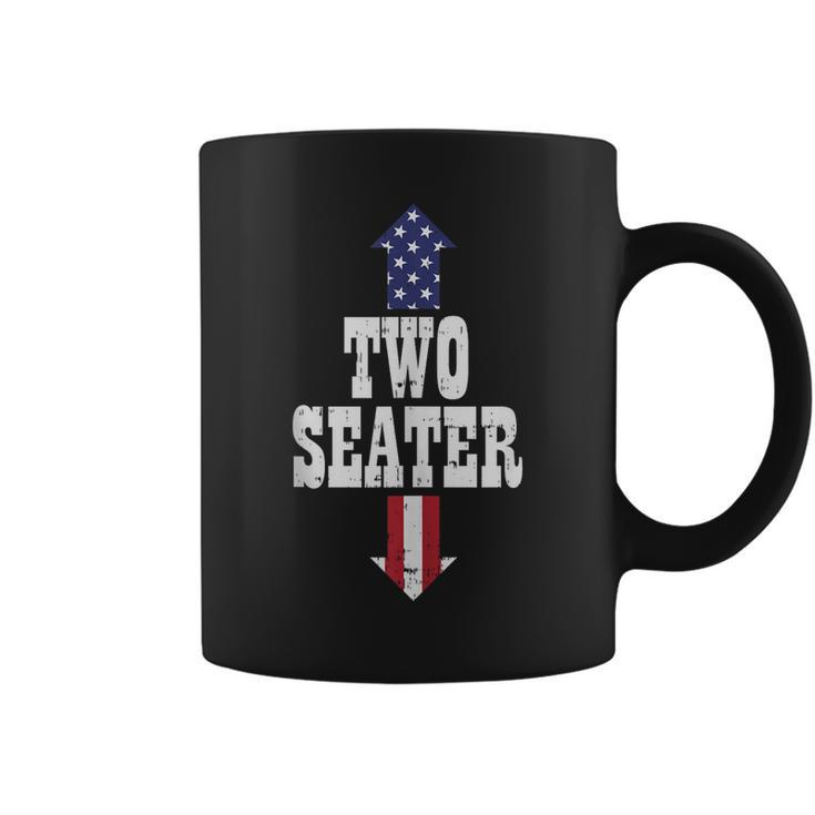 Two Seater Funny Usa 4Th Of July Party Naughty Adult Gift Coffee Mug