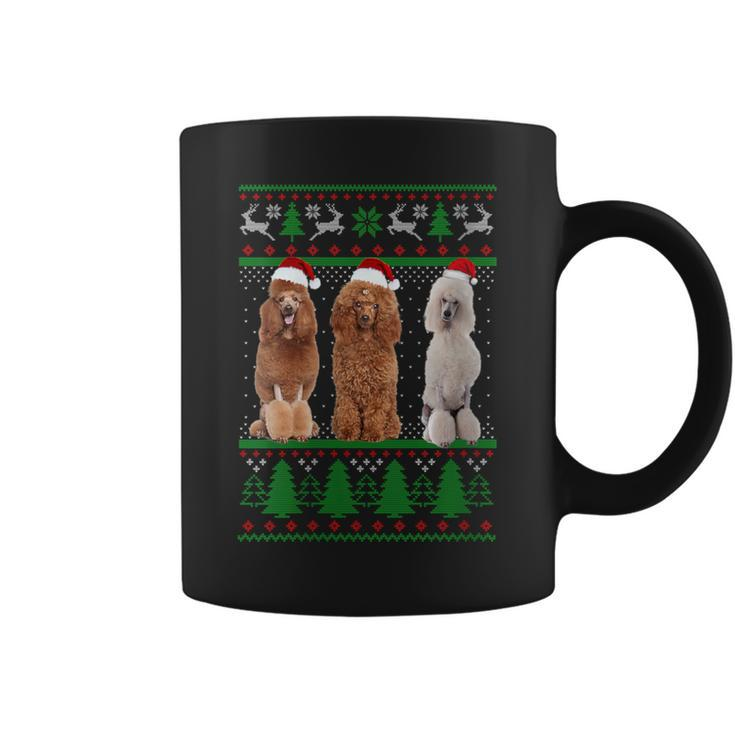 Ugly Christmas Sweater Poodle Dog Coffee Mug