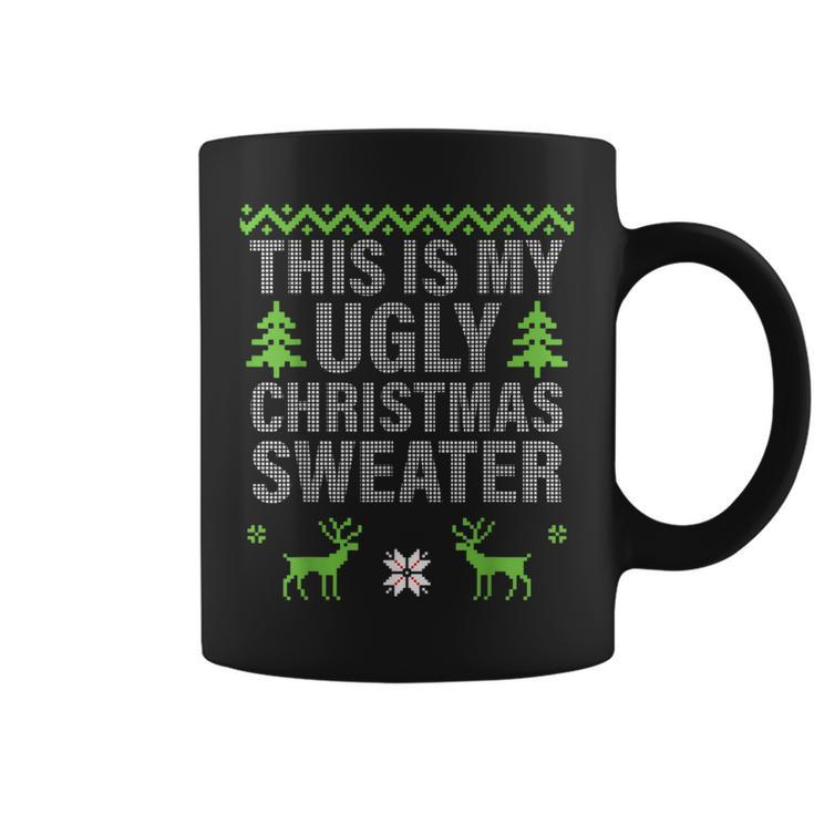 This Is My Ugly Christmas Sweater Style Coffee Mug