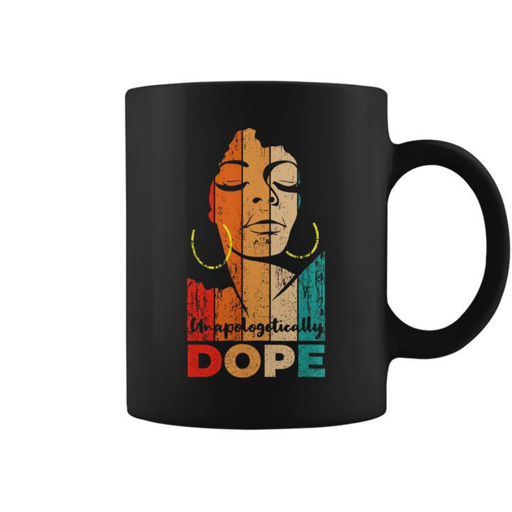 Unapologetically Dope Black Pride Melanin African American  Coffee Mug