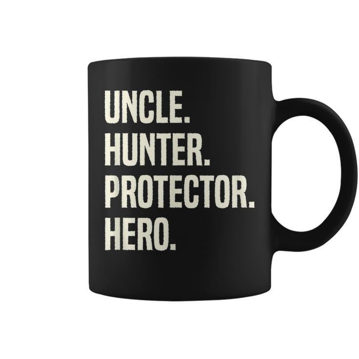 Uncle Hunter Protector Hero Uncle Profession Superhero  Coffee Mug