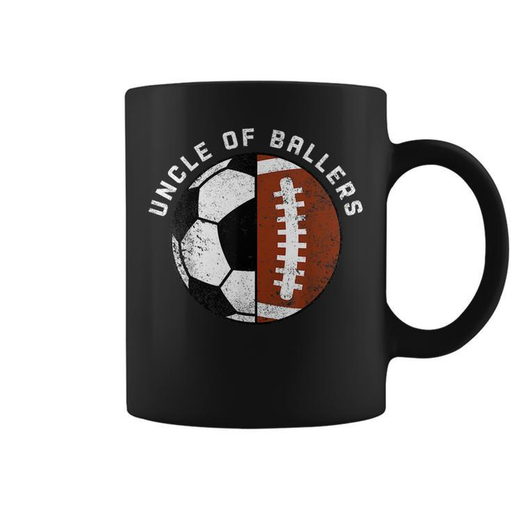 Uncle Of Ballers Funny Soccer Football Uncle  Coffee Mug