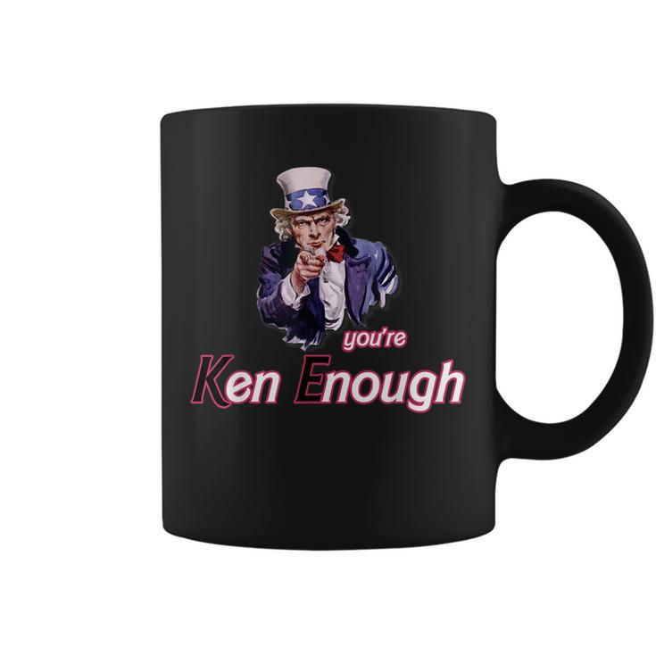 Uncle Sam Enough I Am Enough I'm Ken I Am Ken Kenenoug Coffee Mug