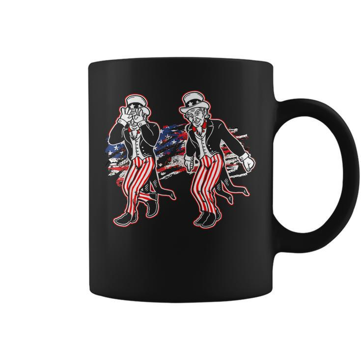 Uncle Sam Griddy 4Th Of July Independence Day Flag Usa Coffee Mug