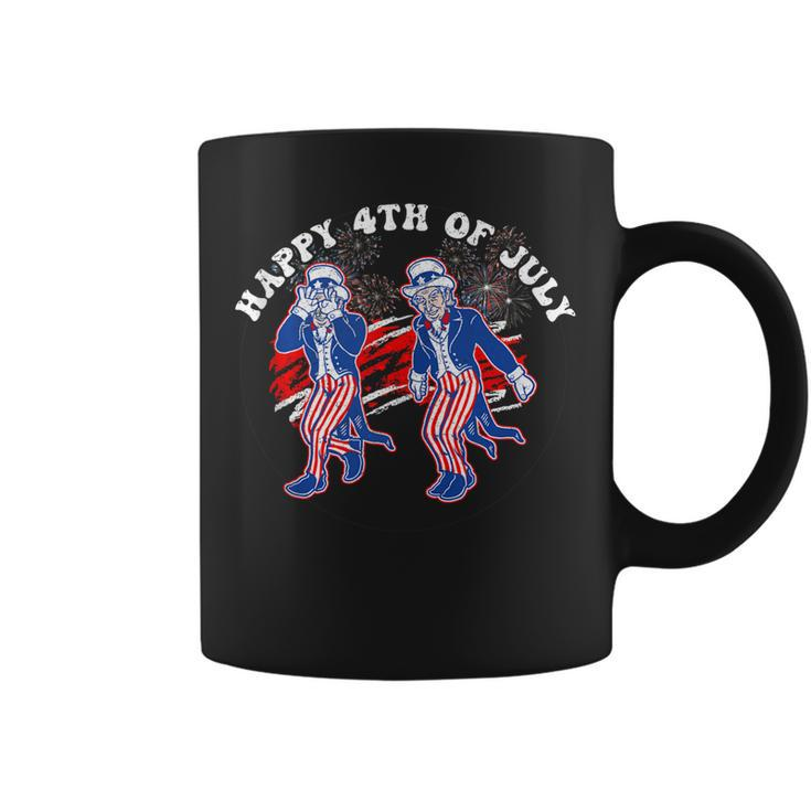 Uncle Sam Griddy Dance Happy 4Th Of July Independence Day Coffee Mug