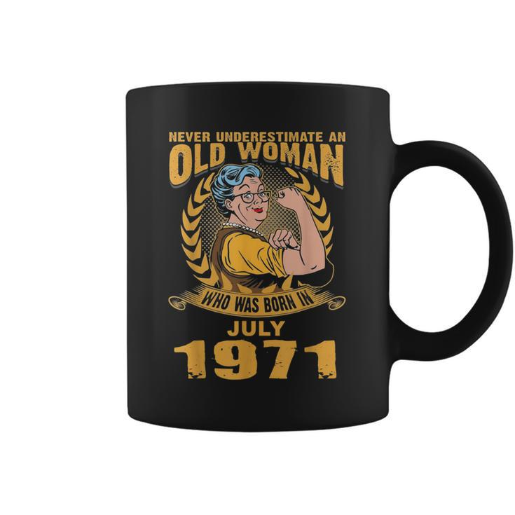 Never Underestimate Who Born In July 1971 Coffee Mug