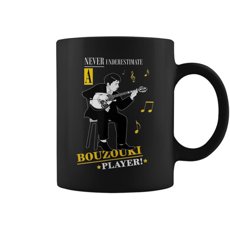Never Underestimate The Bouzouki Player Coffee Mug