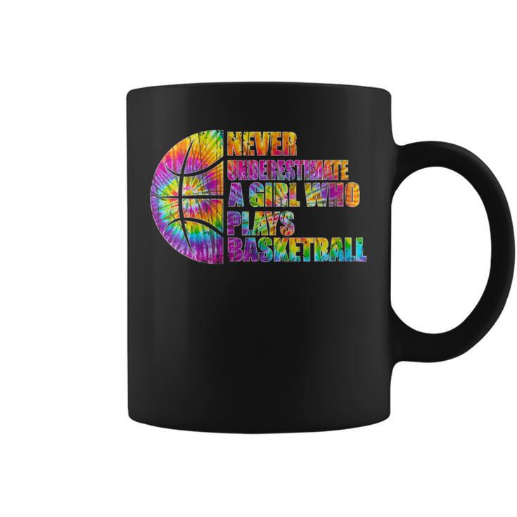 Never Underestimate A Girl Who Plays Basketball Girl Power Coffee Mug