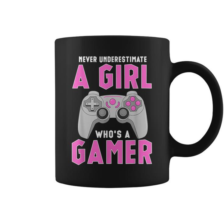 Never Underestimate A Girl Who's A Gamer Coffee Mug