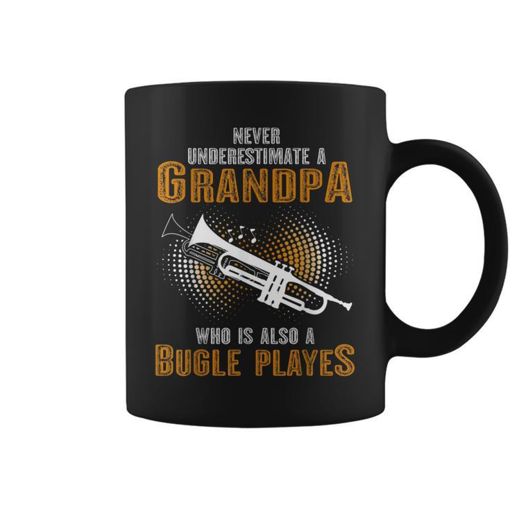 Never Underestimate Grandpa Who Is Also A Bugle Player Coffee Mug
