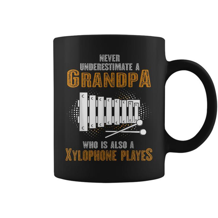 Never Underestimate Grandpa Who Is Also A Xylophone Player Coffee Mug
