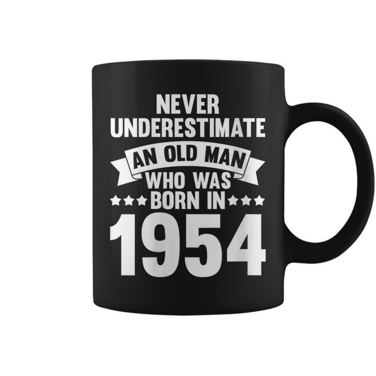 Never Underestimate Man Who Was Born In 1954 Born In 1954 Coffee Mug
