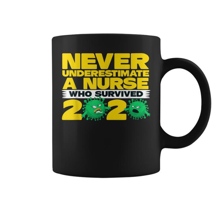 Never Underestimate A Nurse Cool Nursing Coffee Mug