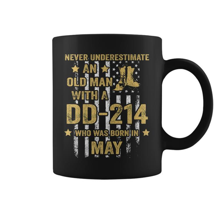 Never Underestimate An Old Man With A Dd-214 May Coffee Mug