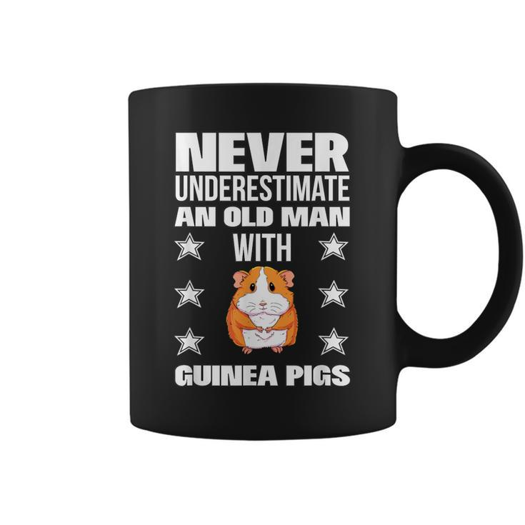 Never Underestimate An Old Man With Guinea Pigs Coffee Mug