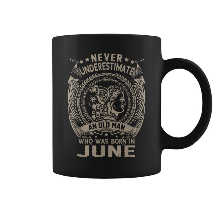 Never Underestimate An Old Man Who June Vikingg Coffee Mug