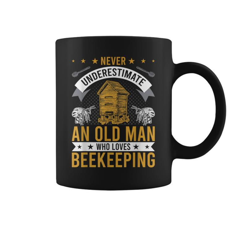 Never Underestimate An Old Man Who Loves Beekeeping Coffee Mug