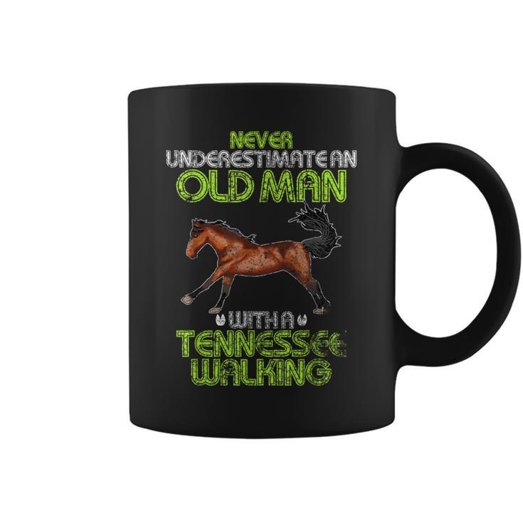Never Underestimate An Old Man With A Tennessee Walking Coffee Mug