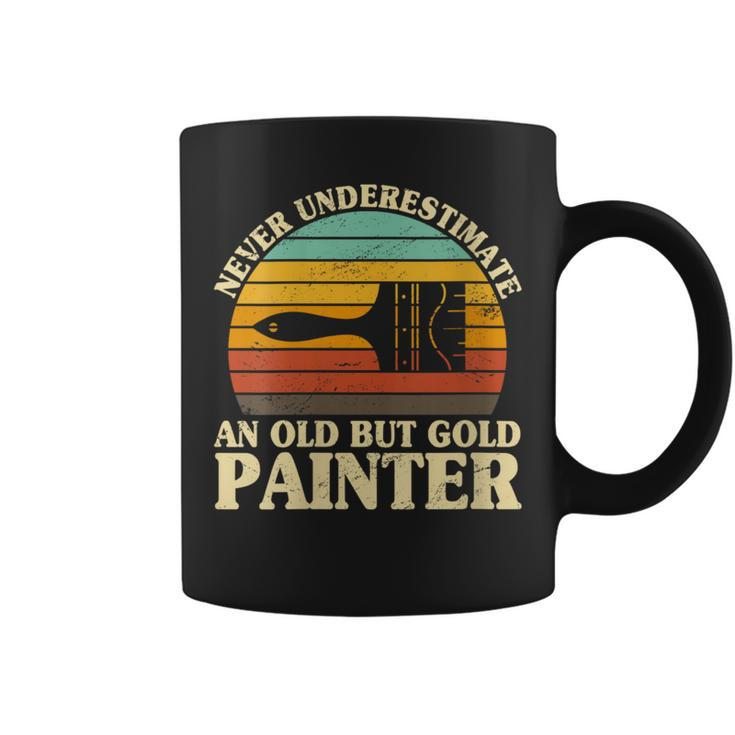 Never Underestimate An Old Painter Painting Paint Decorator Coffee Mug