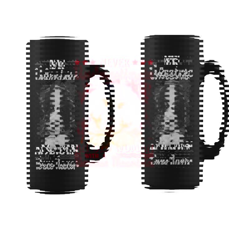 Never Underestimate An Old Woman With A Bernese Mountain Coffee Mug