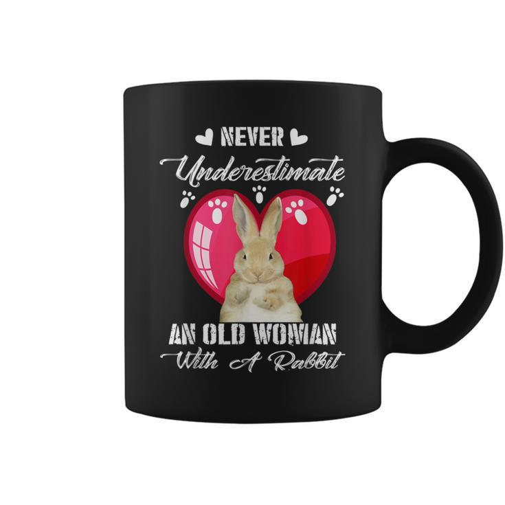 Never Underestimate An Old Woman With A Rabbit Costume Coffee Mug