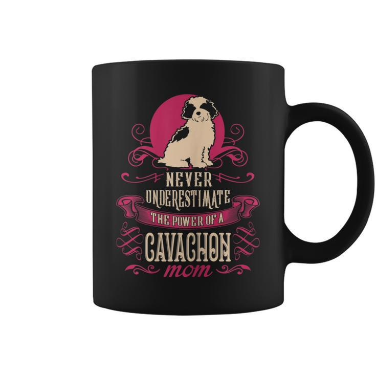 Never Underestimate Power Of Cavachon Mom Coffee Mug
