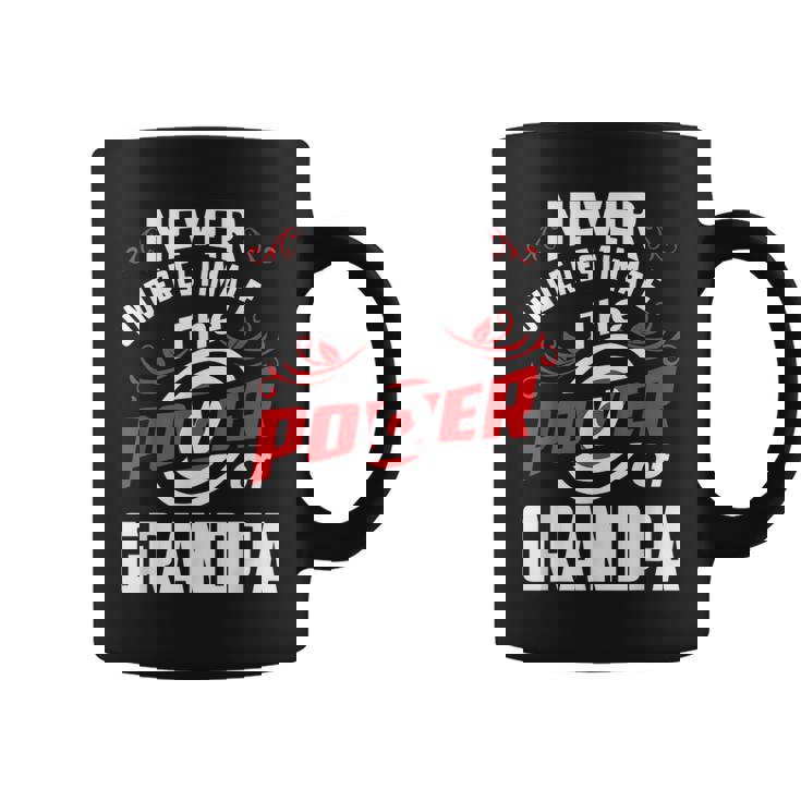 Never Underestimate The Power Of Grandpa T Coffee Mug
