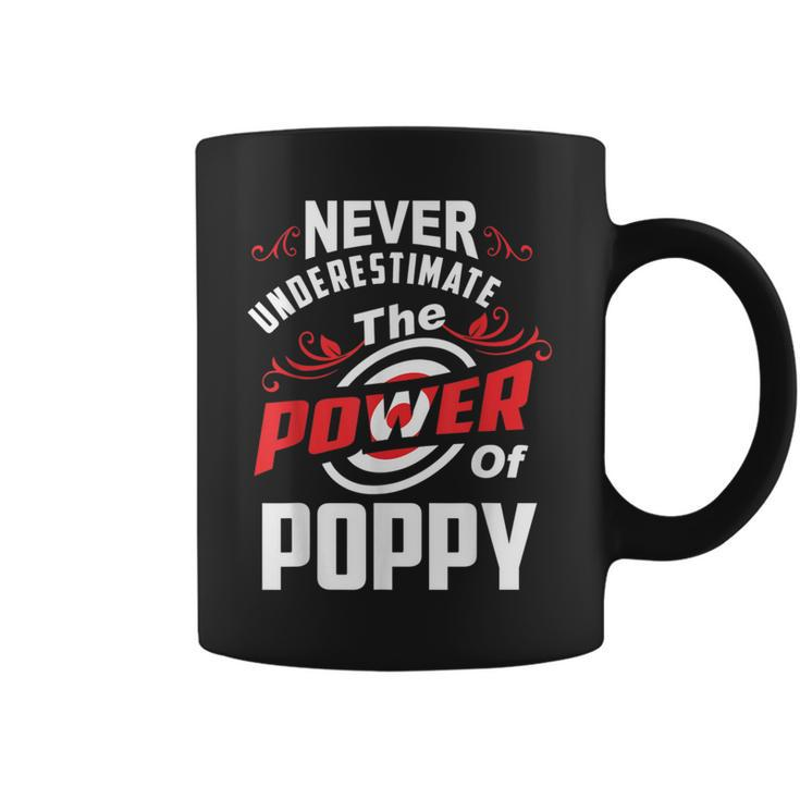 Never Underestimate The Power Of PoppyCoffee Mug