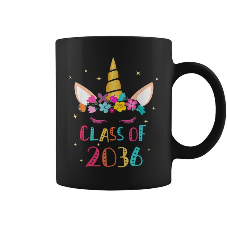 Unicorn Class Of 2036 Kindergarten Grow With Me Graduation  Coffee Mug