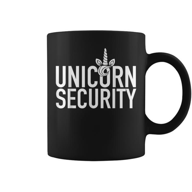 Unicorn Security Squad Text Dad Brother Coffee Mug
