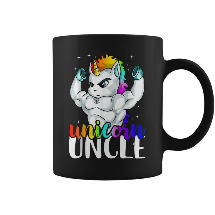 Unicorn Uncle Unclecorn  For Men Manly Unicorn Gift Coffee Mug