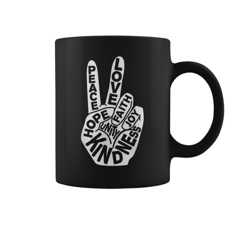 Unity Day Orange Anti Bullying Peace Love Sign Language Coffee Mug