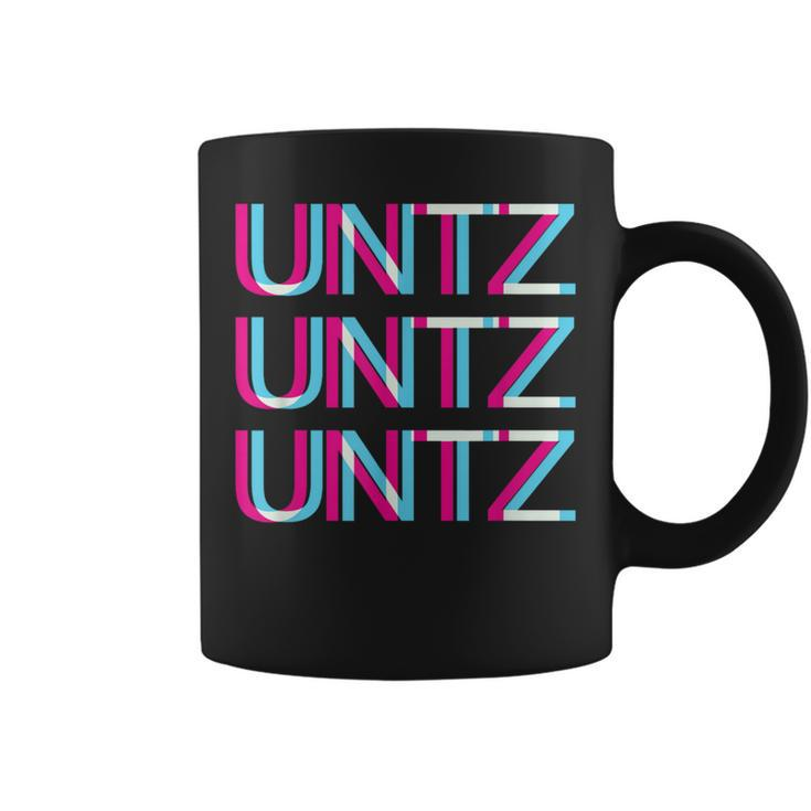 Untz Untz Untz Glitch I Trippy Edm Festival Clothing Techno Coffee Mug