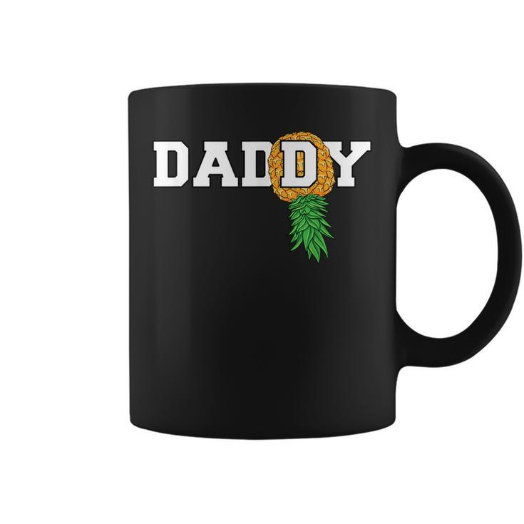 Upside Down Pineapple Swinger Daddy Men  Coffee Mug