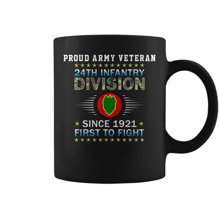 Us Army 24Th Infantry Divisionproud Army Infantry Veteran  Gift For Mens Coffee Mug