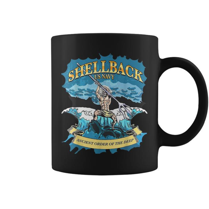 Us Navy Shellback  Navy Veteran   Coffee Mug