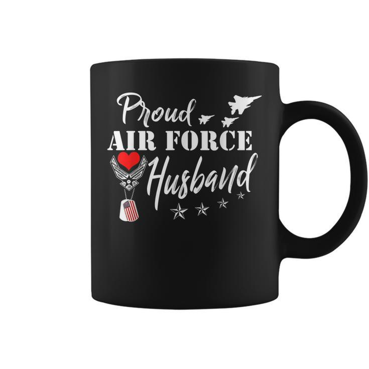 Us Proud Air Force Airman Husband Mens Novelty Gift  Coffee Mug