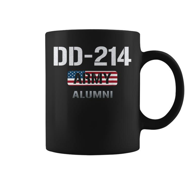Usa Flag Dd214 Us Army Veteran Alumni Vintage  Coffee Mug