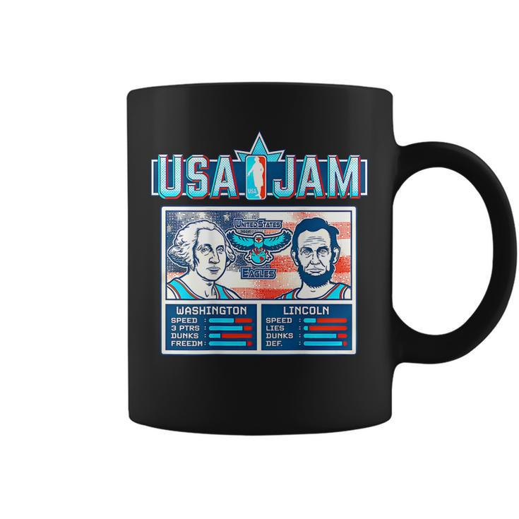 Usa Jam Washington Lincoln  Coffee Mug