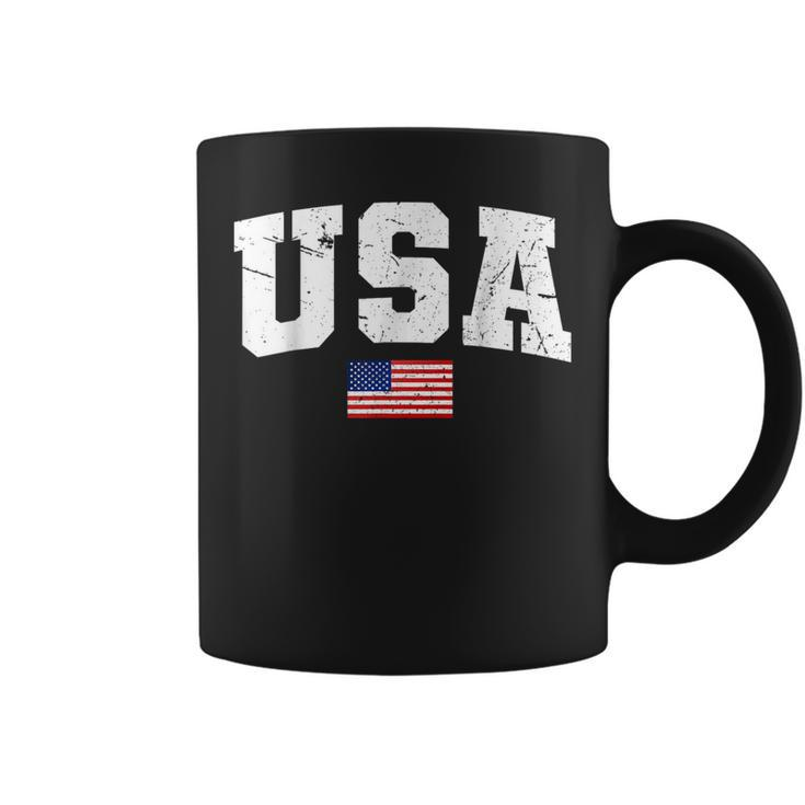 Usa Women Men Kids Patriotic American Flag July 4Th  Coffee Mug