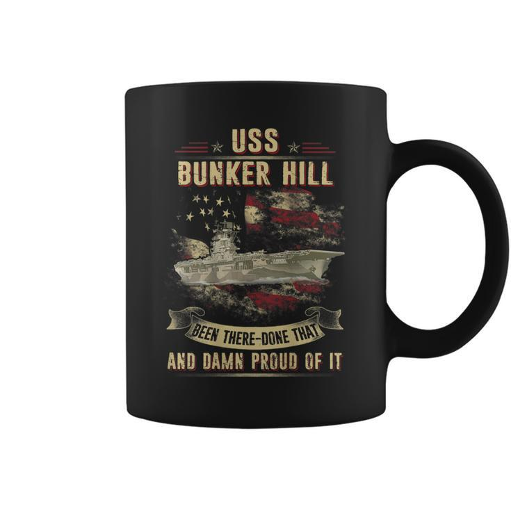 Uss Bunker Hill Cv17   Coffee Mug