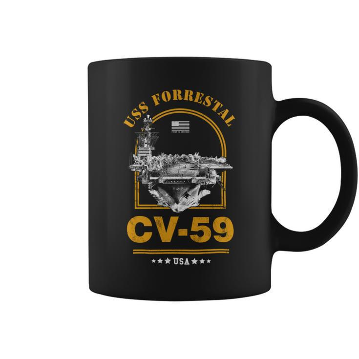 Uss Forrestal Cv-59 Coffee Mug